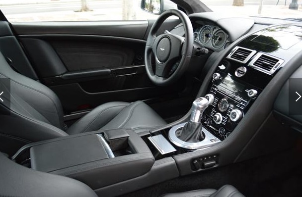 Left hand drive car ASTON MARTIN DBS (01/05/2008) - 